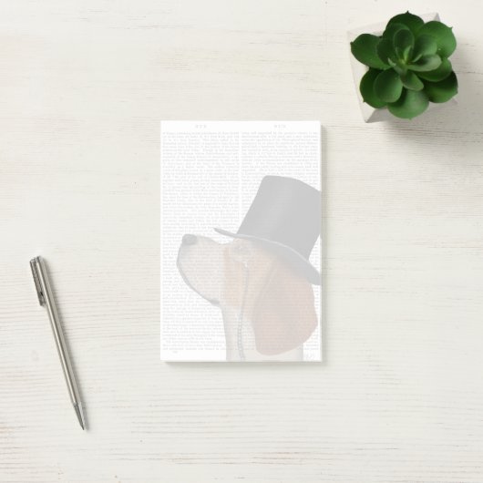 Beagle, Formele hond en Pet Post-it® Notes (Kantoor)