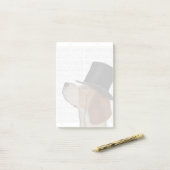 Beagle, Formele hond en Pet Post-it® Notes (Op bureau)