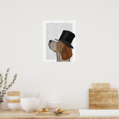 Beagle, Formele hond en Pet Poster (Keuken)