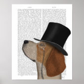 Beagle, Formele hond en Pet Poster (Voorkant)