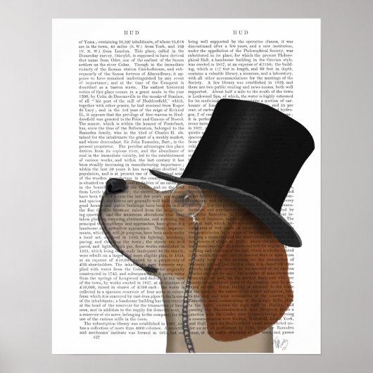 Beagle, Formele hond en Pet Poster (Voorkant)