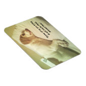 Beagle foto "Proberen om wat slaap te krijgen" 3x4 Magneet (Rechterzijde)