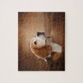 Beagle Foto Puzzle met Gift Box Legpuzzel (Verticaal)