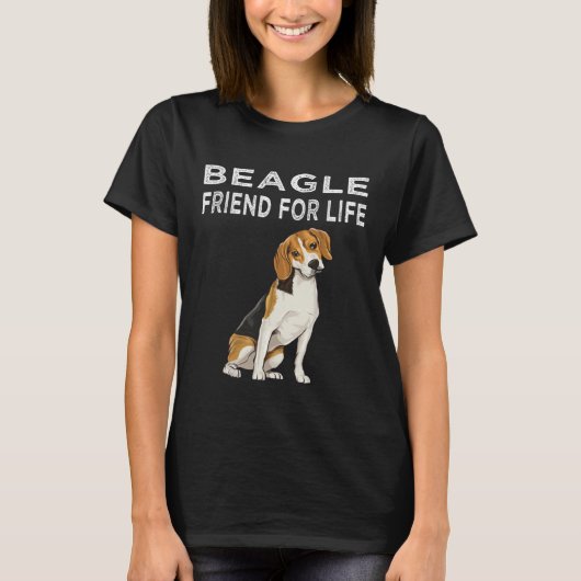 Beagle Friend For Life Dog Friendship Beagle T-shirt (Voorkant)