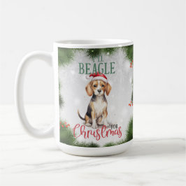 Beagle Funny Dog Pun Christmas Coffee Mok