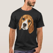 Beagle Funny T shirt - I Love Beagle Shirt (Voorkant)