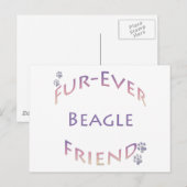 Beagle Furever Briefkaart (Voorkant / Achterkant)