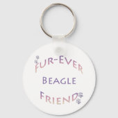 Beagle Furever Sleutelhanger (Achterkant)
