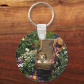 Beagle Garden Sleutelhanger (Voorkant)