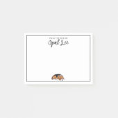 Beagle gepersonaliseerd Notitieblok Post-it® Notes (Voorkant)