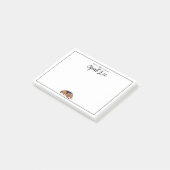 Beagle gepersonaliseerd Notitieblok Post-it® Notes (Schuin)