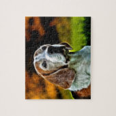 Beagle gezicht legpuzzel (Verticaal)