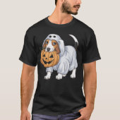 Beagle Ghost Dog Halloween T-shirt (Voorkant)