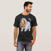 Beagle Ghost Dog Halloween T-shirt (Voorkant volledig)