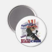 Beagle Gifts Magneet (Voorkant / Achterkant)