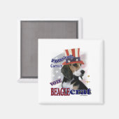 Beagle Gifts Magneet (Voorkant / Achterkant)