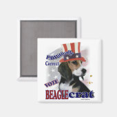 Beagle Gifts Magneet (Voorkant / Achterkant)