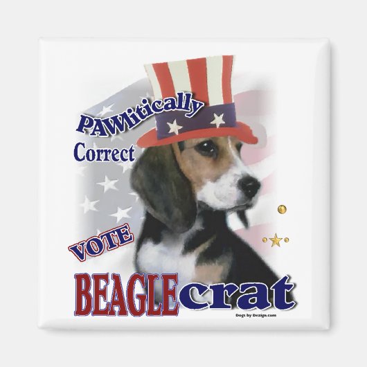 Beagle Gifts Magneet (Voorkant)