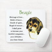 Beagle Gifts Muismat (Met muis)