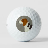 Beagle Golf Balls Golfballen (Voorkant)