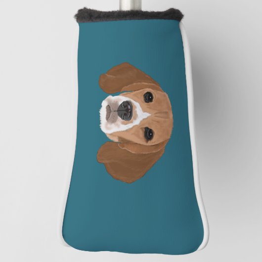 Beagle Golf Head Hoesje Golfheadcover (Draai 90)