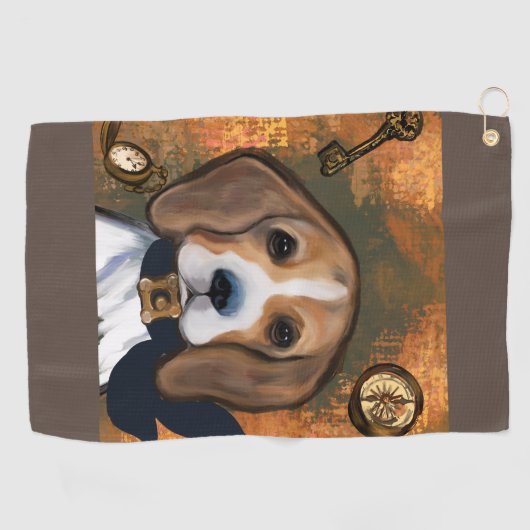 Beagle Golfhanddoek (Horizontaal)
