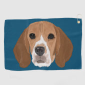 Beagle Golfhanddoek (Horizontaal)