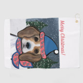 BEAGLE GOLFHANDDOEK (Horizontaal)