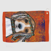 Beagle Golfhanddoek (Horizontaal)