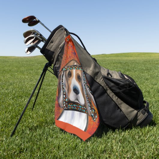 Beagle Golfhanddoek (Groen)