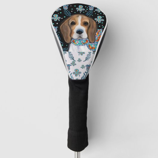 Beagle Golfheadcover (Voorkant)