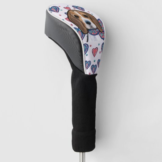 Beagle        golfheadcover (Schuin)