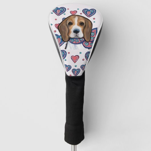 Beagle Golfheadcover (Voorkant)