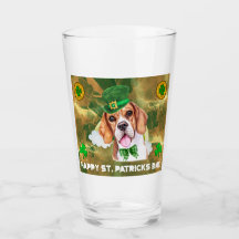Beagle Goud Gelukkig St. Patricks Dag