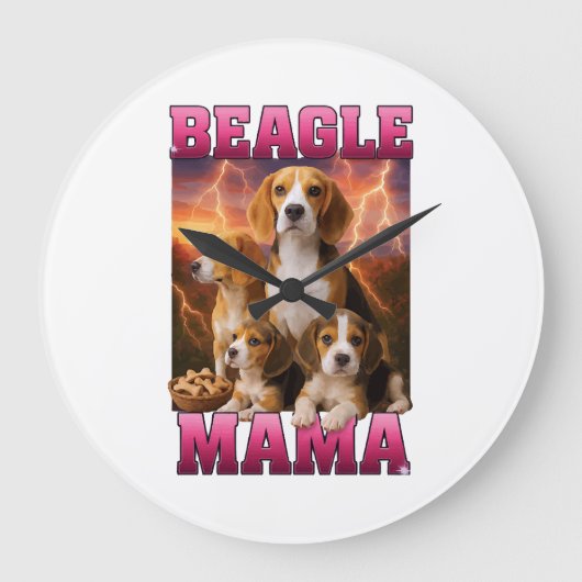 Beagle  grote klok (Voorkant)