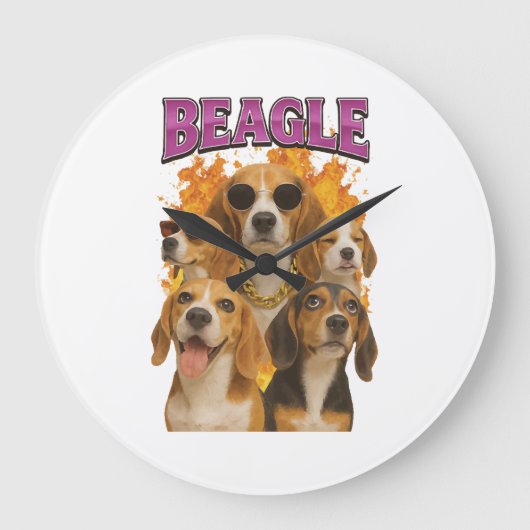 Beagle grote klok (Voorkant)