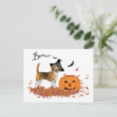 Beagle Halloween Briefkaart (Staand voorkant)