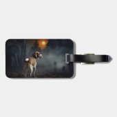 Beagle Halloween eng Bagagelabel (Achterkant horizontaal)