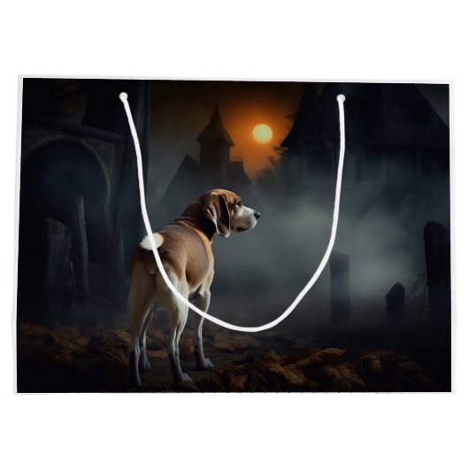 Beagle Halloween eng Groot Cadeauzakje (Achterkant)