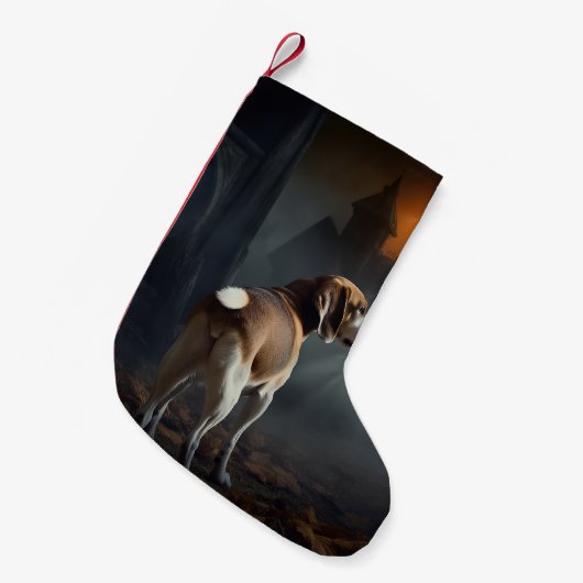 Beagle Halloween eng Kleine Kerstsok (Voorkant (Hangend))