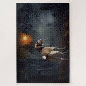 Beagle Halloween eng Legpuzzel (Verticaal)