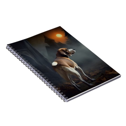 Beagle Halloween eng Notitieboek (Rechterzijde)