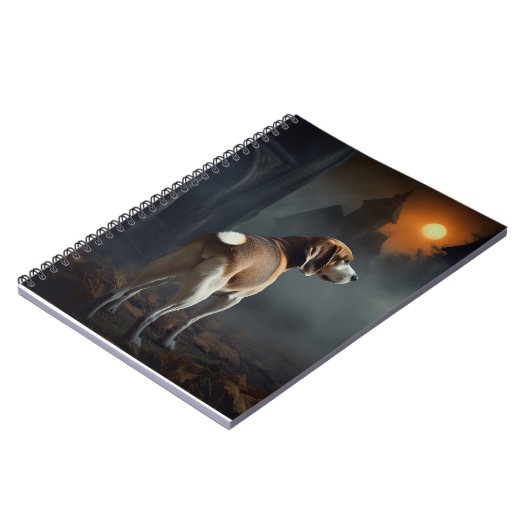 Beagle Halloween eng Notitieboek (Linkerzijde)