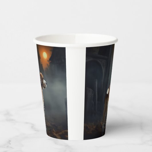 Beagle Halloween eng Papieren Bekers (Links)