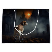 Beagle Halloween Griezelen Groot Cadeauzakje (Voorkant)
