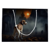 Beagle Halloween Griezelen Groot Cadeauzakje (Achterkant)