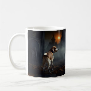 Beagle Halloween Griezelen Koffiemok