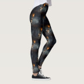 Beagle Halloween Griezelen Leggings (Rechts)