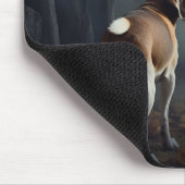 Beagle Halloween Griezelen Muismat (Hoek)