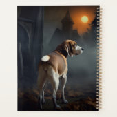 Beagle Halloween Griezelen Planner (Achterkant)